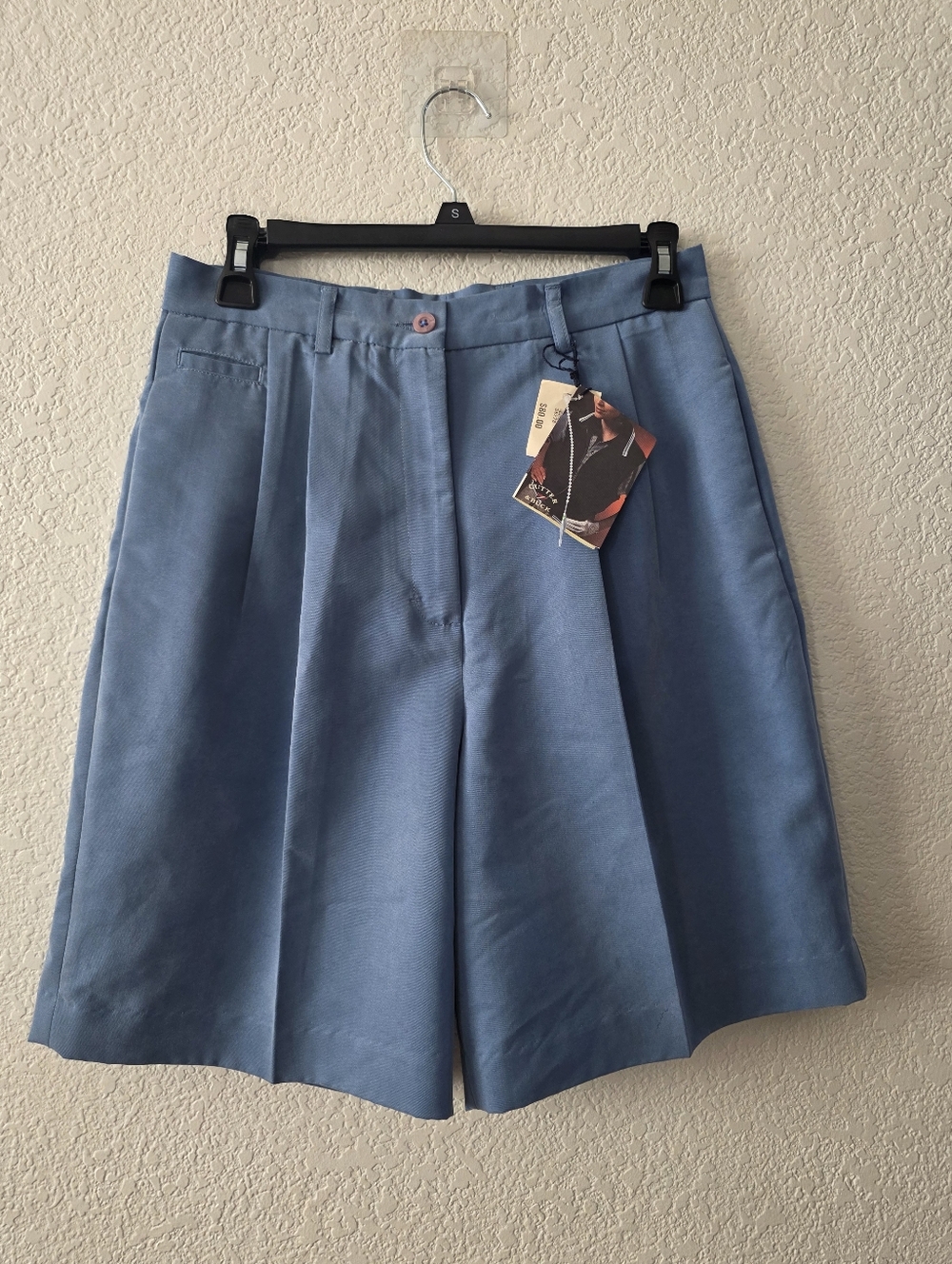 Vintage Cutter & Buck Classic High-Rise Blue Women’s Shorts 8 Small NEW NWT